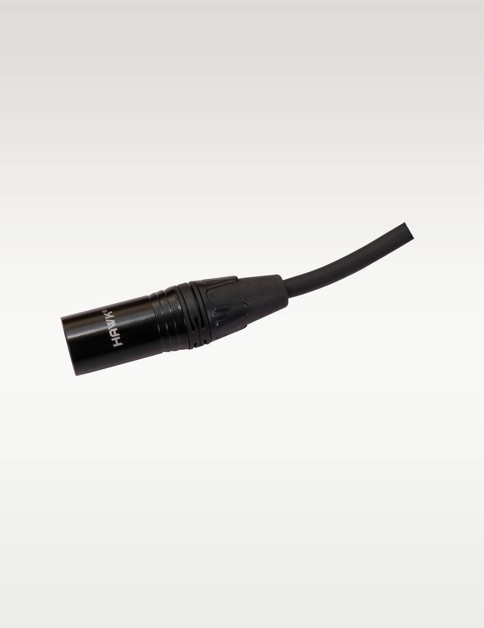 HAWK PROAUDIO SXSG005 Gold Series 6.35mm TRS Male to XLR Male Balanced Interconnect With Cable Tie (Black) 5 feet - Golchha Computers