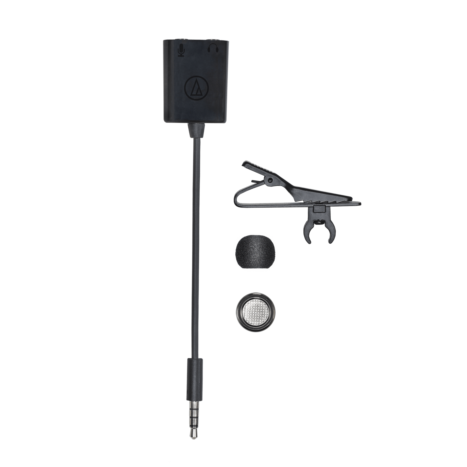Audio-Technica ATR3350xiS Omnidirectional Condenser Lavalier Microphone - Golchha Computers