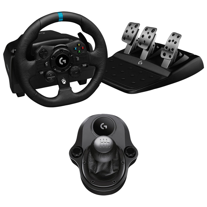 Logitech G923 TrueForce Racing Wheel & Gear shifter & Next Level F-GT LITE Racing Cockpit (NLR-S015) Combo - Golchha Computers