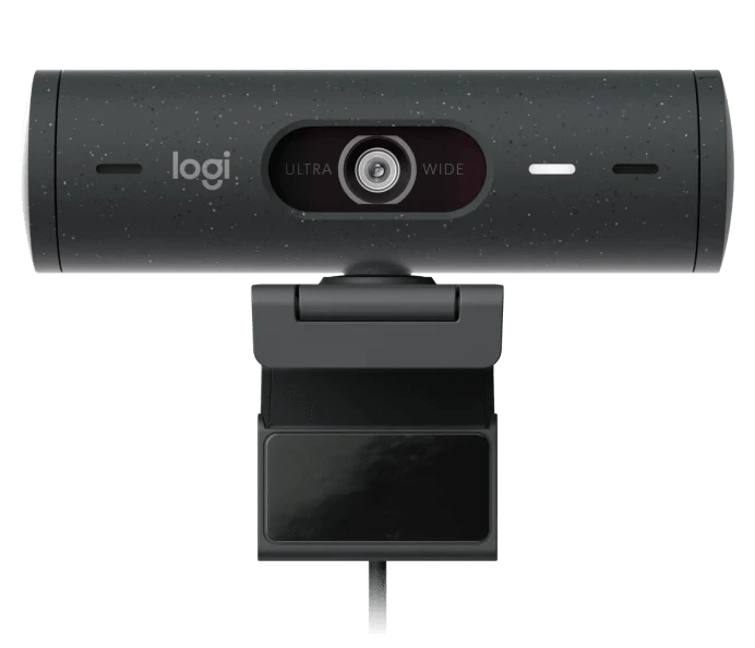Logitech BRIO 500 Full HD 1080p webcam with light correction, auto-framing, and Show Mode - Golchha Computers