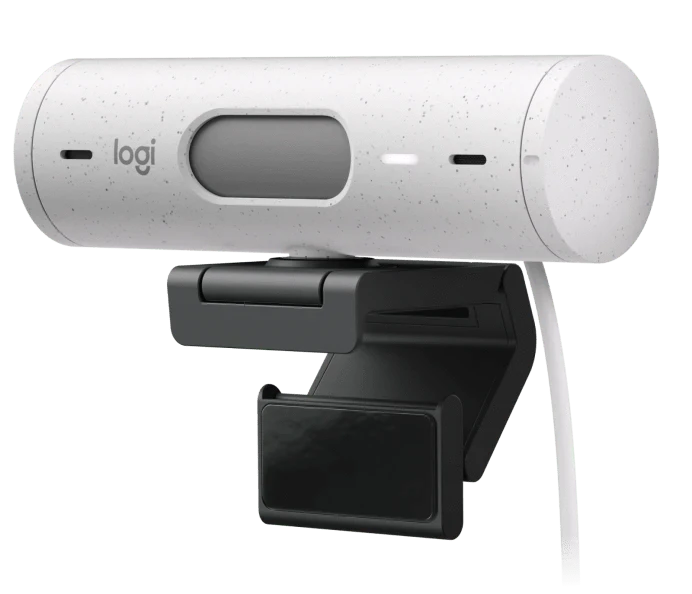 Logitech BRIO 500 Full HD 1080p webcam with light correction, auto-framing, and Show Mode - Golchha Computers