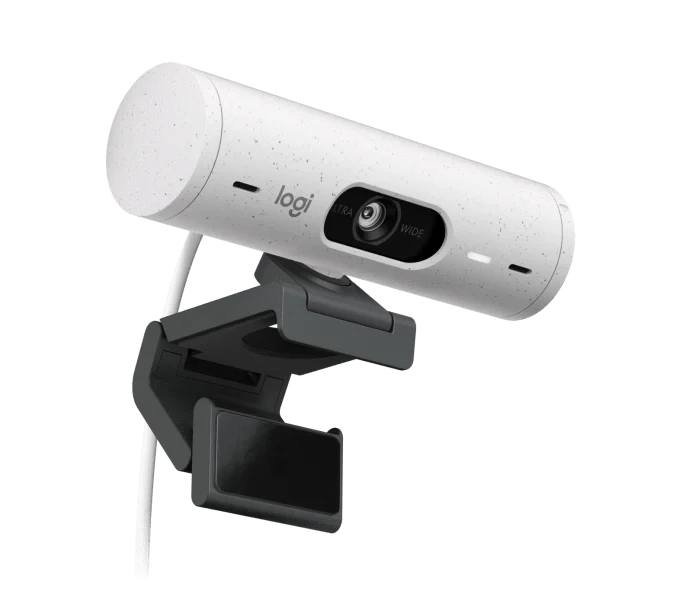 Logitech BRIO 500 Full HD 1080p webcam with light correction, auto-framing, and Show Mode - Golchha Computers