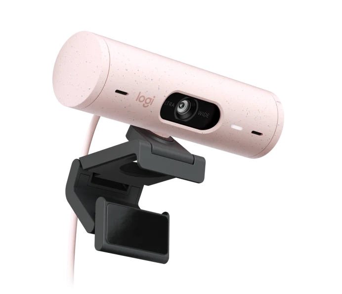 Logitech BRIO 500 Full HD 1080p webcam with light correction, auto-framing, and Show Mode - Golchha Computers