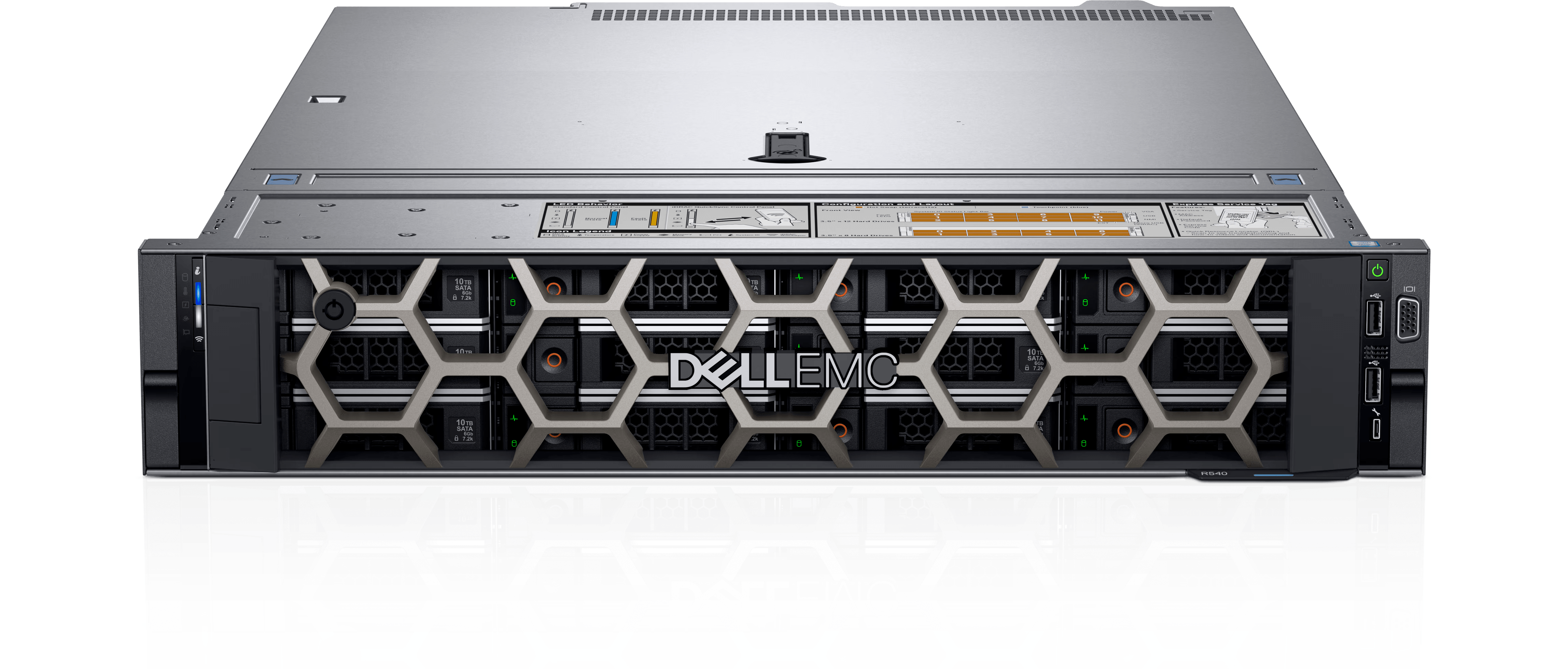 DELL SERVER 2.0 POWER EDGE R540 3.5" CHASSIS WITH UPTO 8 3.5"/2.5" HDD'S/SSD'S 2U - Golchha Computers