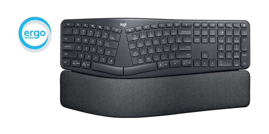 Logitech ERGO K860 Wireless Split Keyboard for Business - Golchha Computers