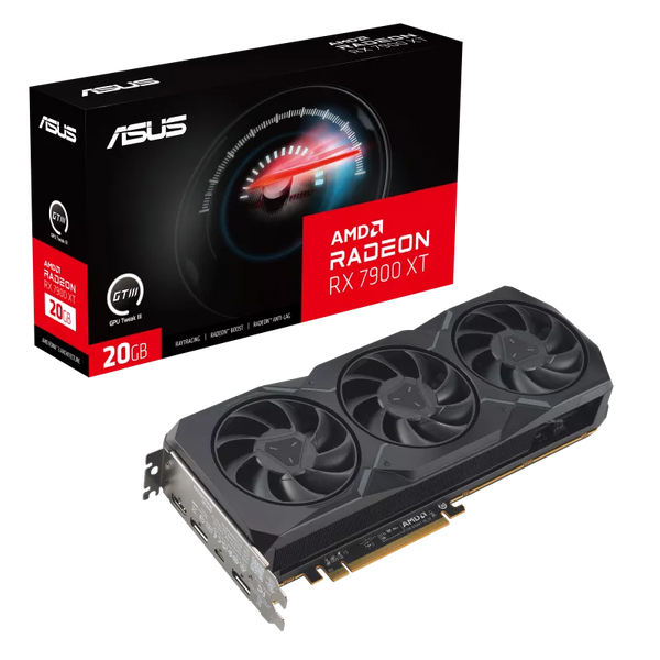 ASUS Radeon RX 7900 XT 20GB GDDR6 Graphics Card