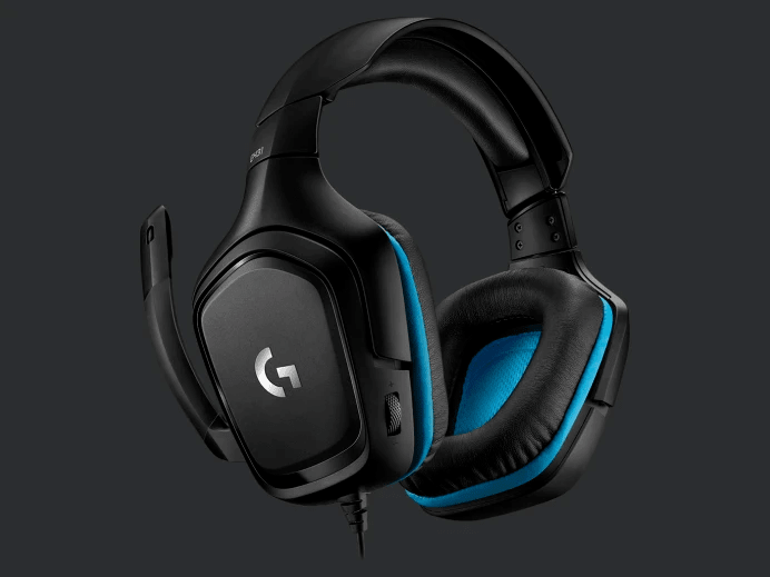 Logitech G 431 7.1 Surround Sound Gaming Headset with DTS Headphone (Black) - Golchha Computers