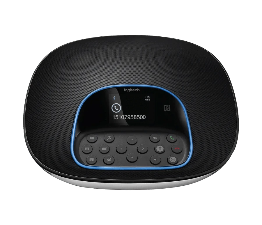 Logitech GROUP Affordable video conferencing for mid to large-sized meeting rooms Bundle with Expansion Mics - Golchha Computers