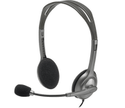 Logitech H110 Stereo Headset 3.5mm dual plug computer headset - Golchha Computers