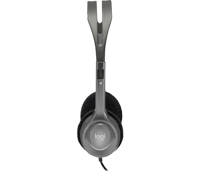 Logitech H110 Stereo Headset 3.5mm dual plug computer headset - Golchha Computers