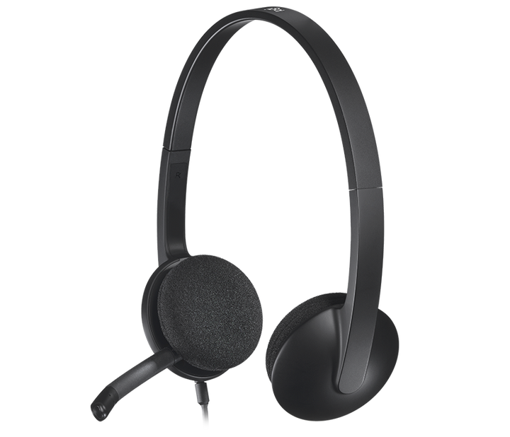 Logitech H340 USB Computer Headset With digital audio - Golchha Computers