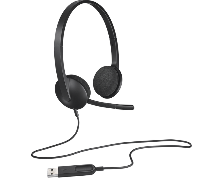Logitech H340 USB Computer Headset With digital audio - Golchha Computers
