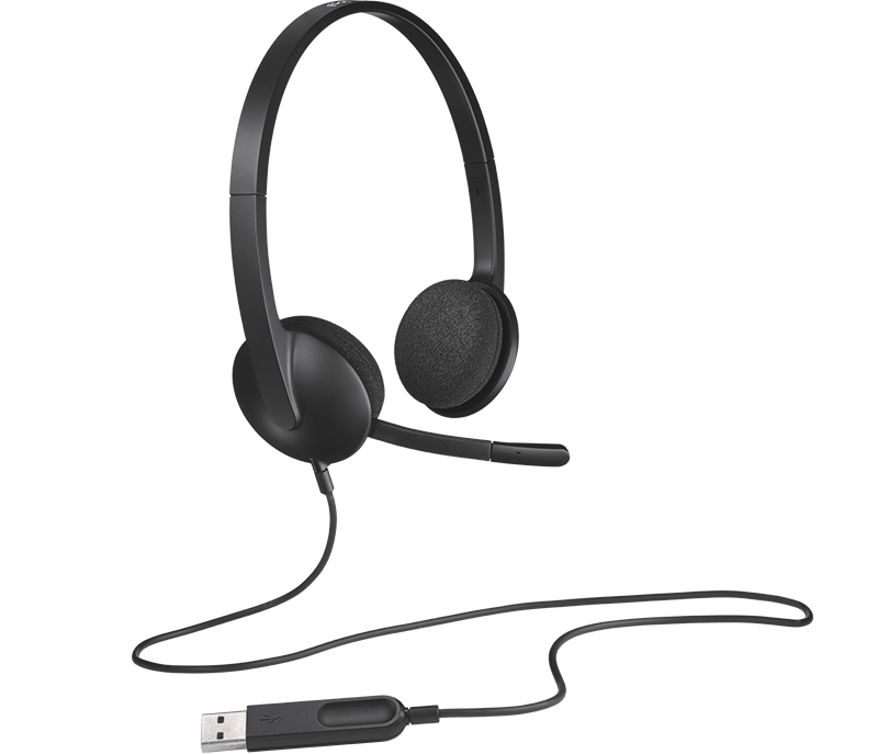 Logitech H340 USB Computer Headset With digital audio - Golchha Computers
