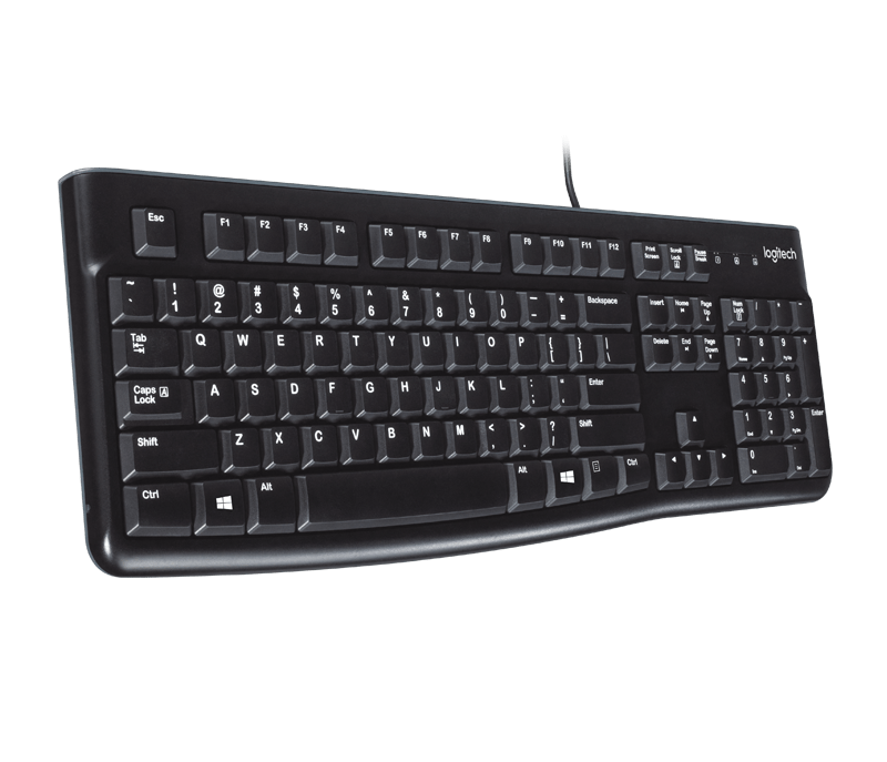 Logitech K120 USB Standard Computer Keyboard - Golchha Computers