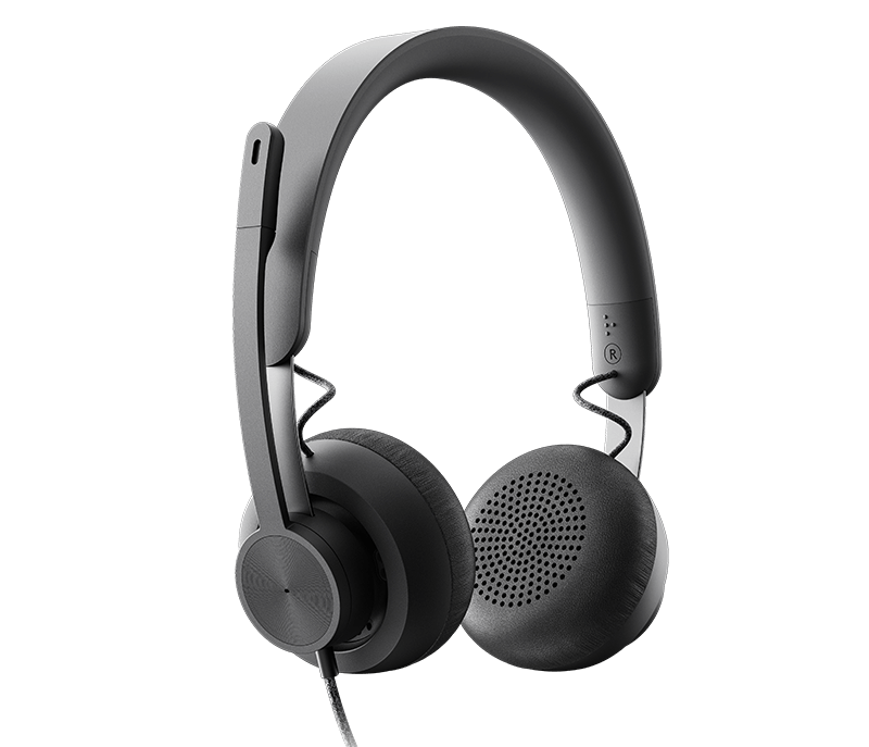 LOGITECH ZONE WIRED USB headset features premium audio drivers and advanced noise-canceling mic technology. - Golchha Computers