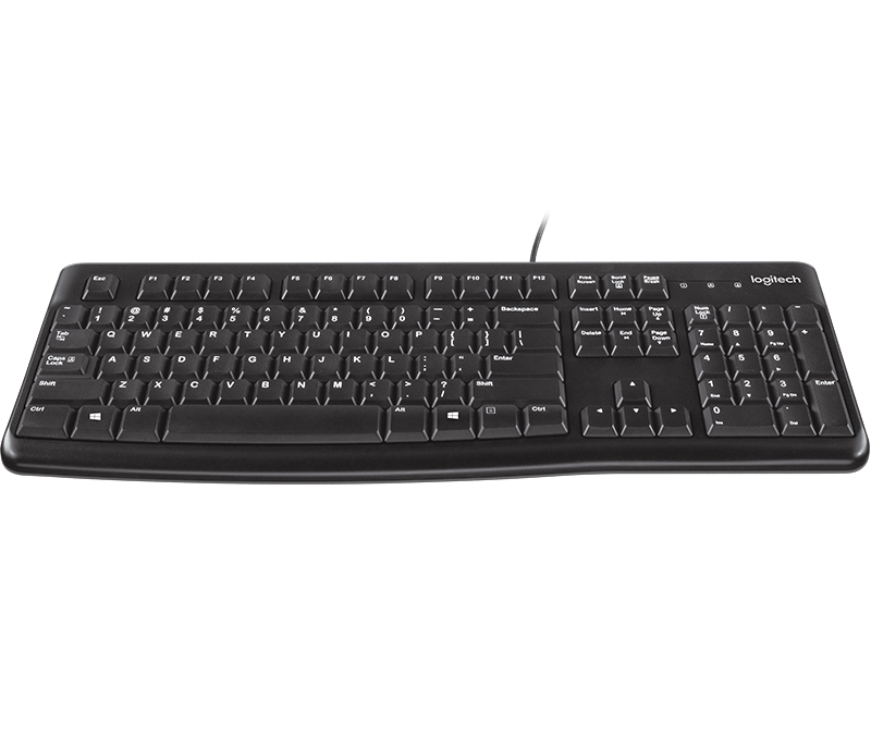Logitech MK120 CORDED KEYBOARD AND MOUSE COMBO Plug-and-Play USB Combo - Golchha Computers