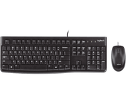 Logitech MK120 CORDED KEYBOARD AND MOUSE COMBO Plug-and-Play USB Combo - Golchha Computers