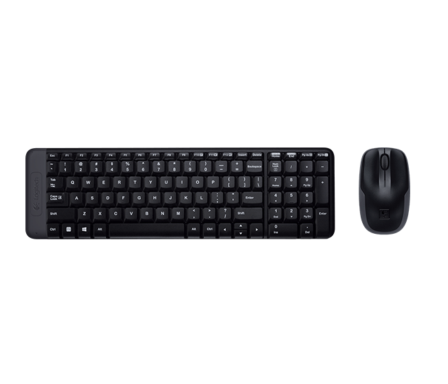 Logitech MK220 Wireless Keyboard and Mouse Combo Space-saving wireless combo - Golchha Computers
