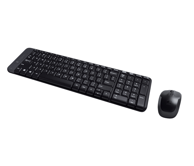 Logitech MK220 Wireless Keyboard and Mouse Combo Space-saving wireless combo - Golchha Computers