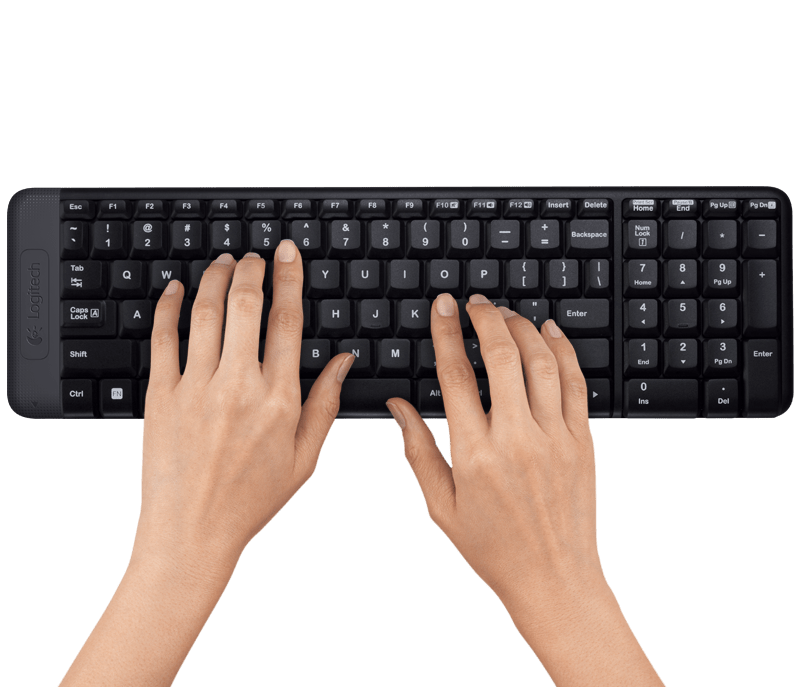 Logitech MK220 Wireless Keyboard and Mouse Combo Space-saving wireless combo - Golchha Computers