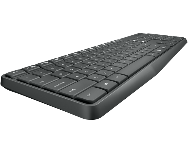 Logitech MK235 WIRELESS KEYBOARD AND MOUSE COMBO Durable. Simple. Wireless - Golchha Computers