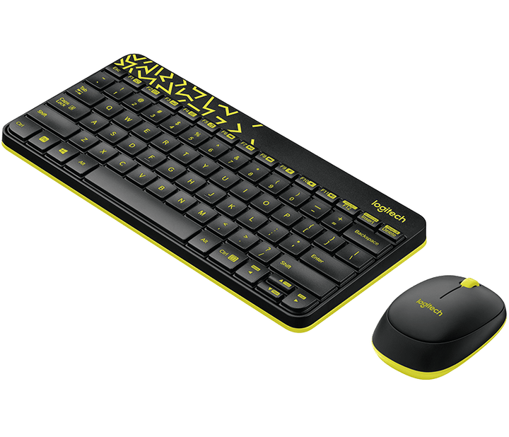 Logitech MK240 Wireless Keyboard and Mouse Combo Cheerful and compact wireless combo