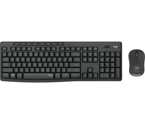 Logitech MK295 Silent Wireless Combo Work in silence with 90% less clicking and typing noise - Golchha Computers