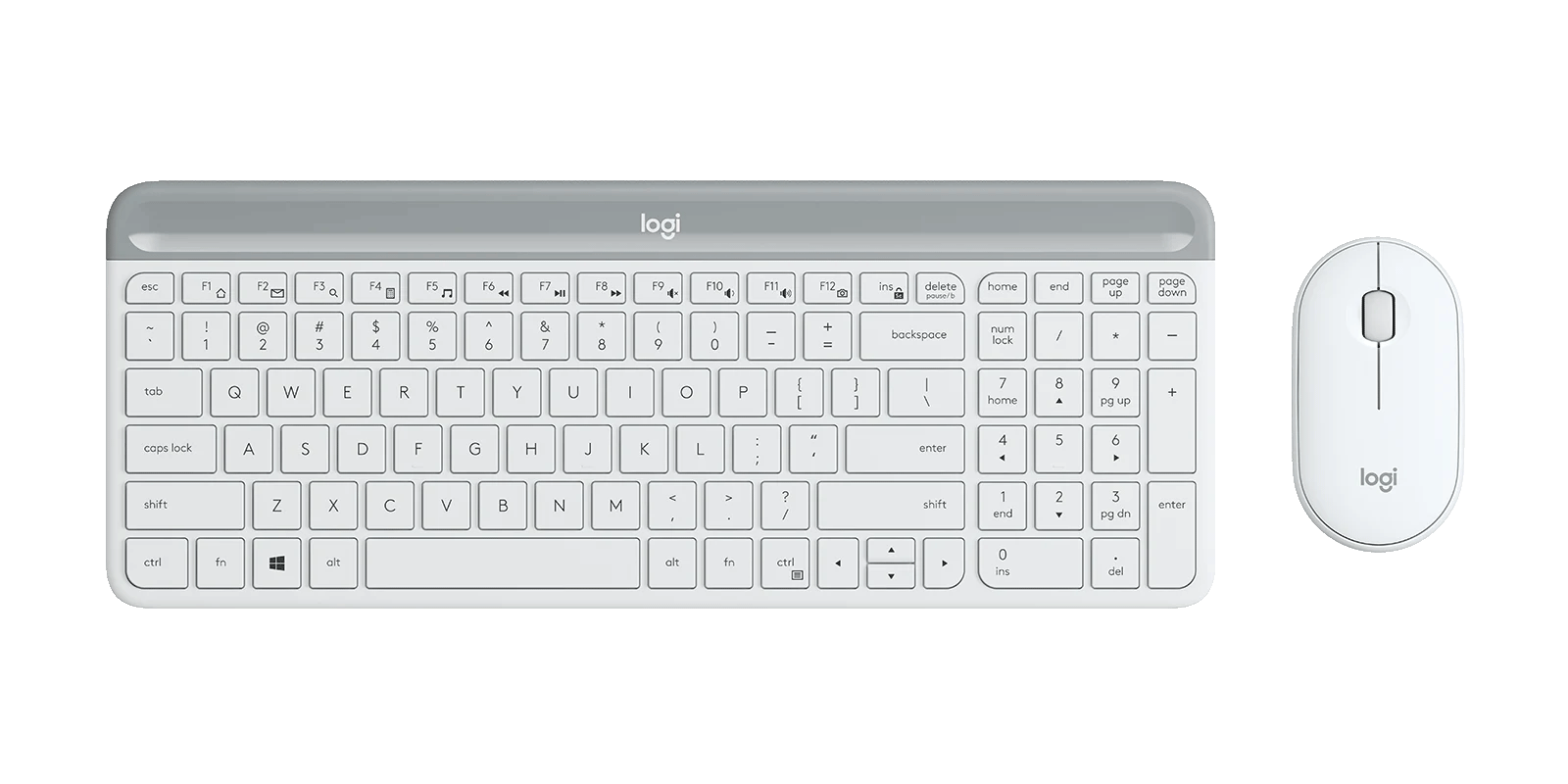 Logitech Slim Wireless Keyboard and Mouse Combo MK470 Ultra-slim, compact, and quiet wireless keyboard and mouse combo - Golchha Computers