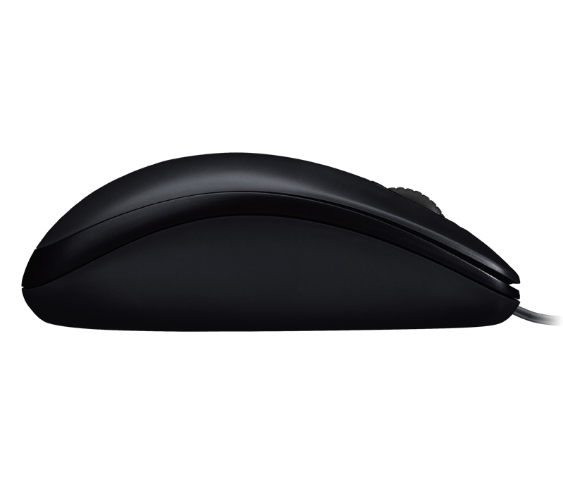 Logitech M100r Wired USB Mouse (Black) - Golchha Computers
