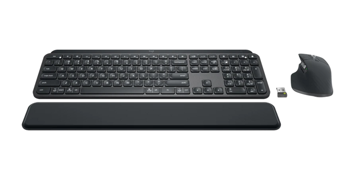 Logitech MX Keys for Business and MX Master 3 for Business Combo with Palm Rest - Golchha Computers