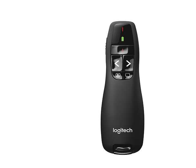 Logitech R400 Laser Presentation Remote For basic slide navigation - Golchha Computers