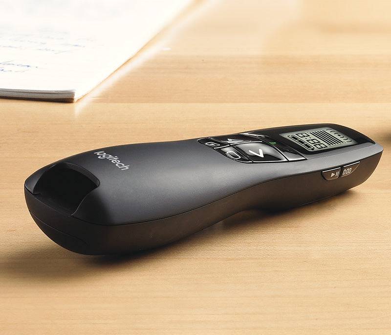 Logitech R800 Laser Presentation Remote With LCD display for time tracking - Golchha Computers
