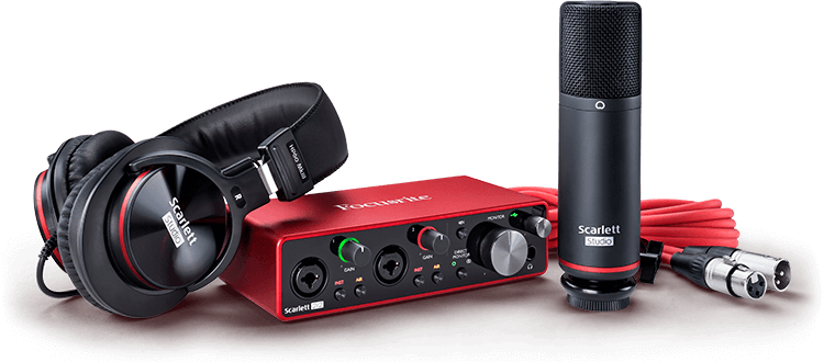 Focusrite Scarlett 2i2 Studio (3rd Gen) USB Audio Interface and Recording Bundle with Pro Tools, First - Golchha Computers