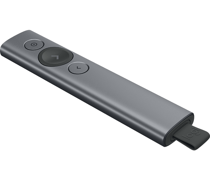 Logitech Spotlight Presentation Remote An advanced digital pointer that works in-person, virtually, or a hybrid of both. Logitech Spotlight Presentation Remote An advanced digital pointer that works in-person, virtually, or a hybrid of both.