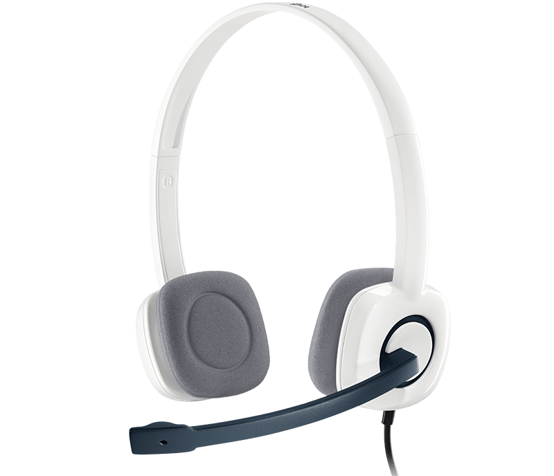 Logitech H150 Stereo Headset Dual plug computer headset with in-line controls - Golchha Computers