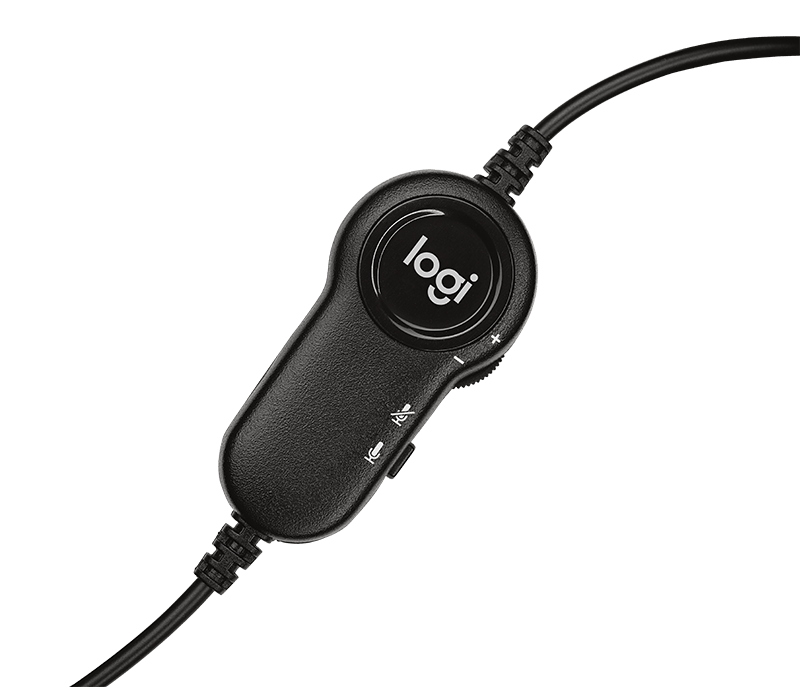 Logitech H150 Stereo Headset Dual plug computer headset with in-line controls - Golchha Computers