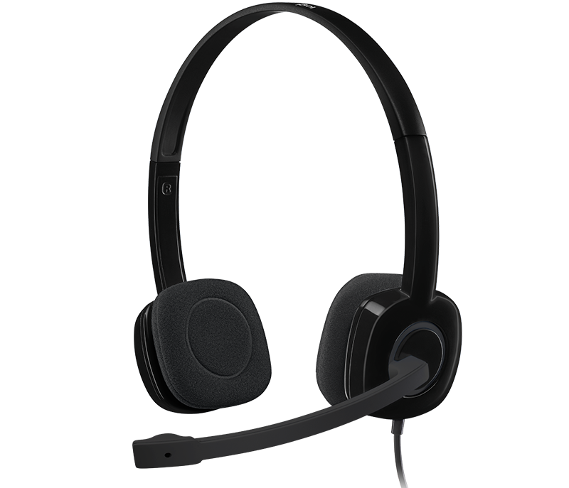 Logitech H151 Stereo Headset Multi-device headset with in-line controls - Golchha Computers
