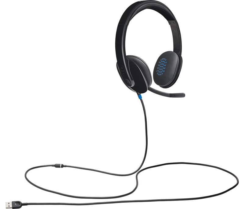 Logitech H540 USB Headset (Black) - Golchha Computers