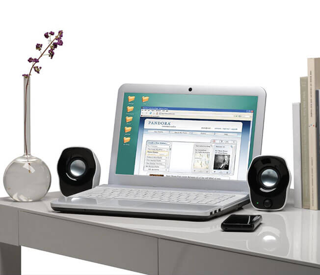 Logitech Stereo Speakers Z120 USB Powered Speakers - Golchha Computers