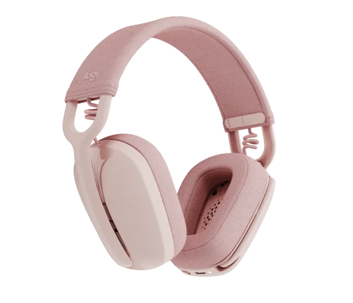 Logitech ZONE VIBE 100 Lightweight, wireless headphones — professional enough for the office, perfect for working from home. - Golchha Computers