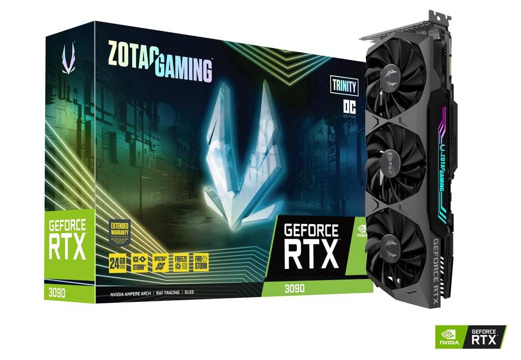 ZOTAC GAMING GeForce RTX 3090 Trinity OC NON LHR - Golchha Computers
